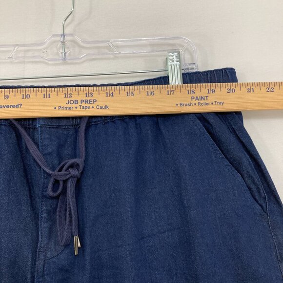 Universal Standard size 18 Comfort-Denim Drawstring Jeans in Dark Indigo - Picture 8 of 12